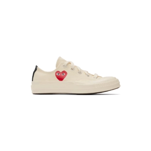 꼼데가르송 오프 화이트 Converse 척 70 CDG OX 스니커즈 242246_이미지