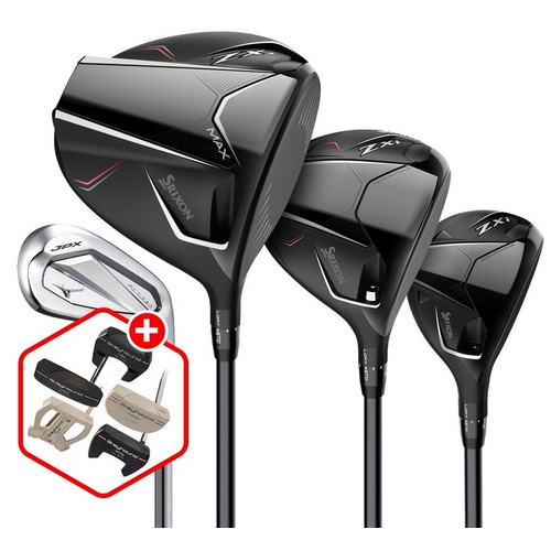 던롭 스릭슨 ZXi MAX / 미즈노 JPX925 포지드 조합 풀세트 (12개 경량스틸 정품)