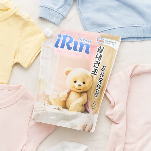 애경 아이린 실내건조 섬유유연제 퓨어코튼향 2L (4개)