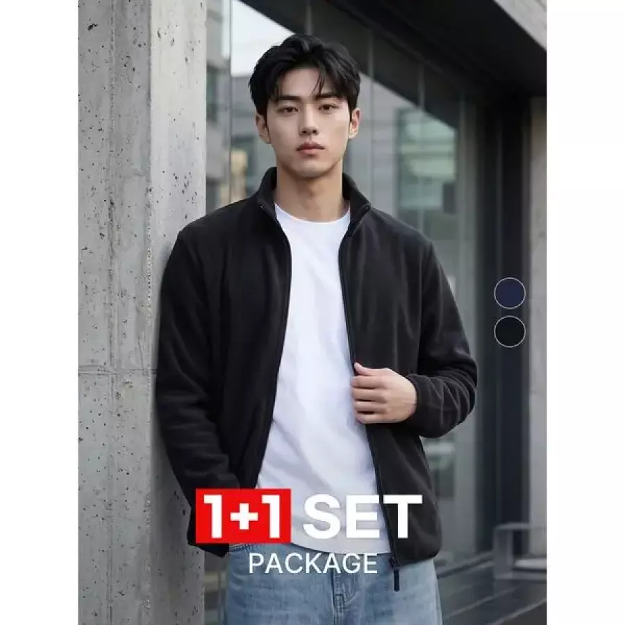 1+1 남성 라이트핫 폴라폴리스 집업 자켓 M7OPWJ11