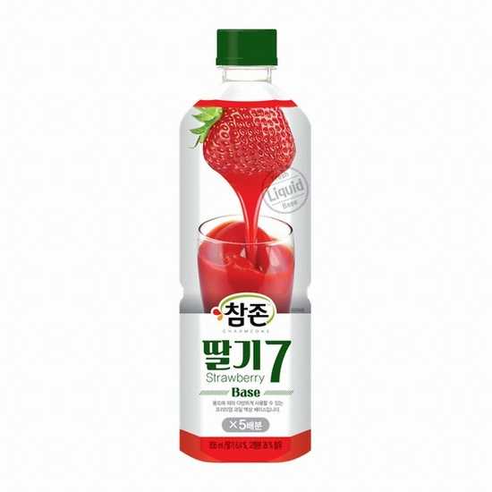 참존식품 딸기7 베이스 835ml (12개)_이미지
