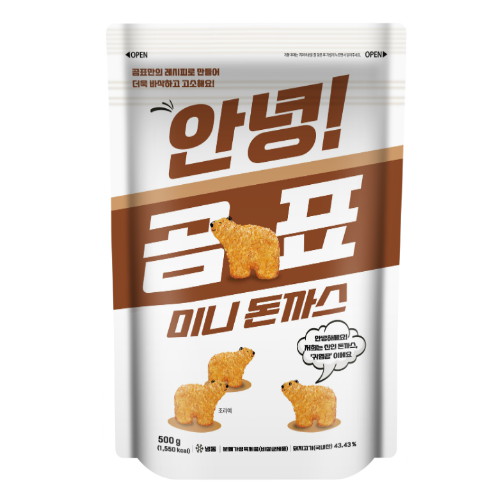 대한제분 곰표 미니돈까스 500g (1개)