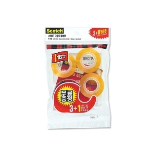 3M 스카치 550 다용도 테이프 리필 18mm x 15m