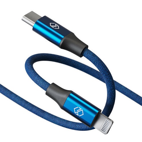 신지모루 C to 라이트닝 8핀 60W 더치 패브릭 케이블 (1m, 1개)