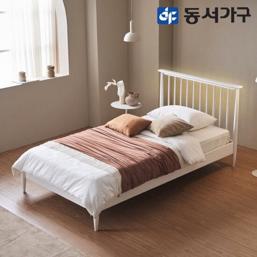 동서가구 피츠 벨리타 원목 LED침대 SS (매트별도)_이미지