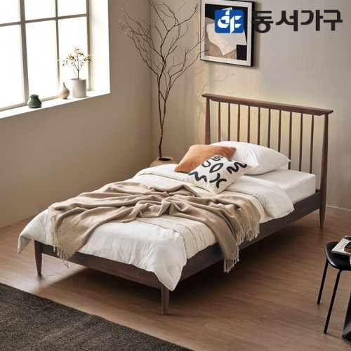 동서가구 피츠 벨리타 원목 LED침대 SS (매트별도)_이미지