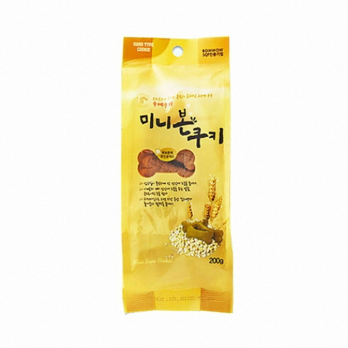 바우와우 미니본 통밀 수제쿠키 200g (1개)_이미지
