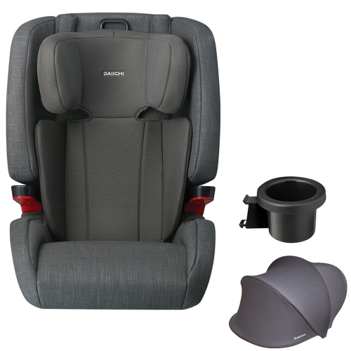 다이치 브이가드 주니어 리우 ISOFIX + 선바이저 + 컵홀더 세트 (차콜)