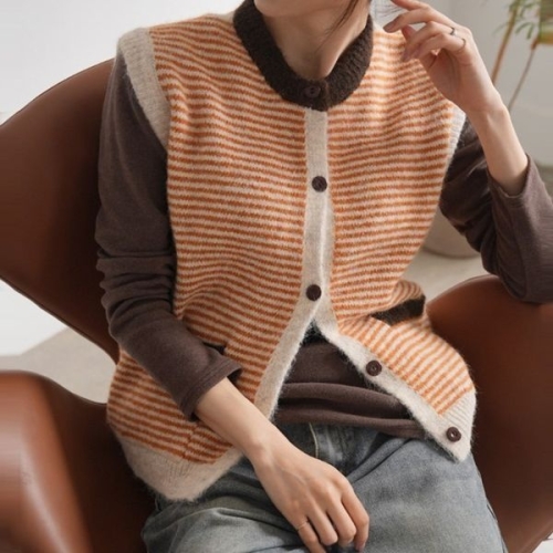 프리나인 몰티니트조끼FRK53115A_이미지