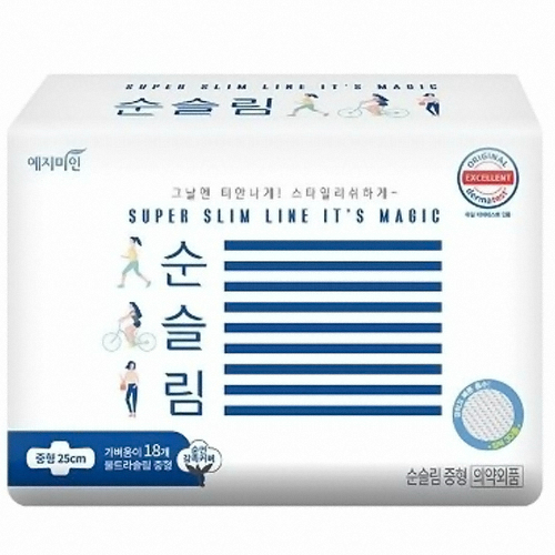 예지미인 순슬림 중형 18개
