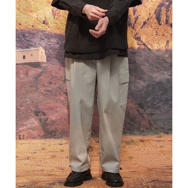 세븐셀라 세미와이드 원턱 카고 스토퍼 GRAY 1970414