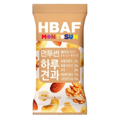 먼투썬 하루견과 베이지 20g