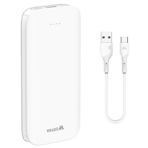 디엠케이코리아 밸류엠 라이트 핏 보조배터리 VM-PA103P10W 10000mAh (1개)_이미지