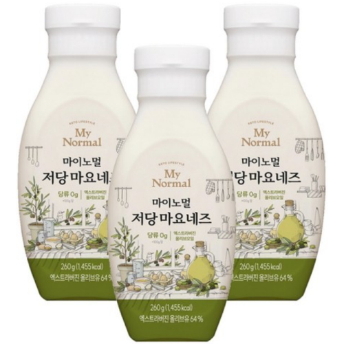 마이노멀 저당 마요네즈 260g (3개)_이미지