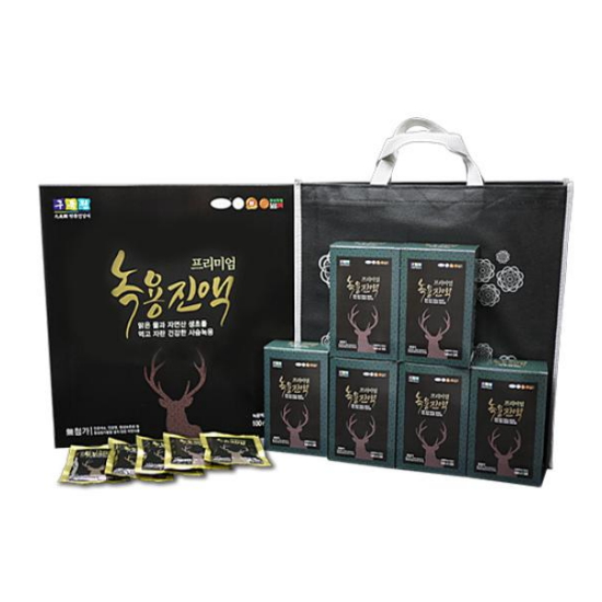 구록원 프리미엄 녹용진액 100ml 30포 (1개)_이미지