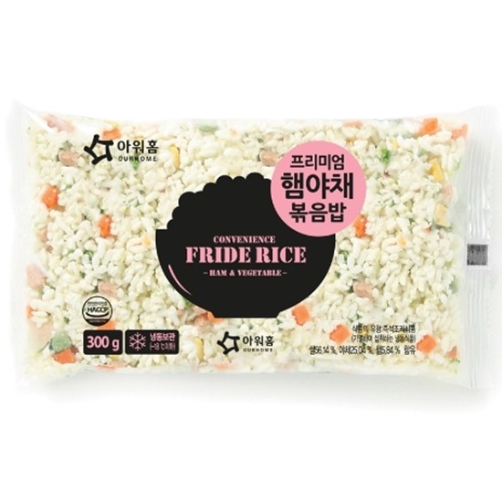 아워홈 프리미엄 햄야채 볶음밥 300g (1개)_이미지