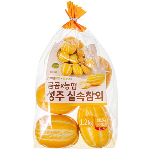 쿠팡 곰곰 농협 성주 실속 참외 1.2kg (1개)