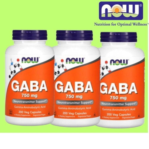나우푸드 가바 750mg 200캡슐 (3개)_이미지