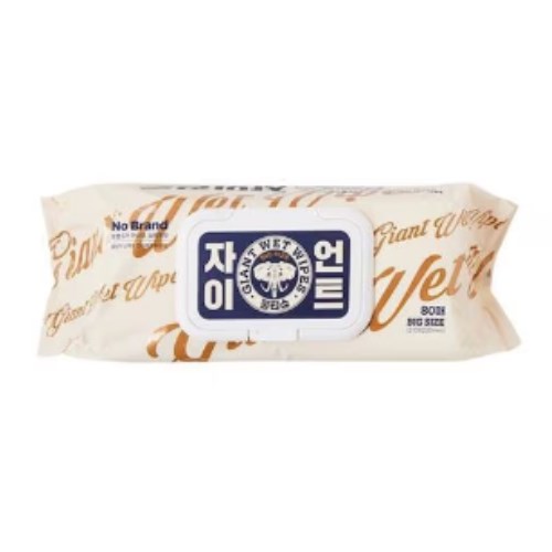 노브랜드 자이언트 물티슈 캡형 80매