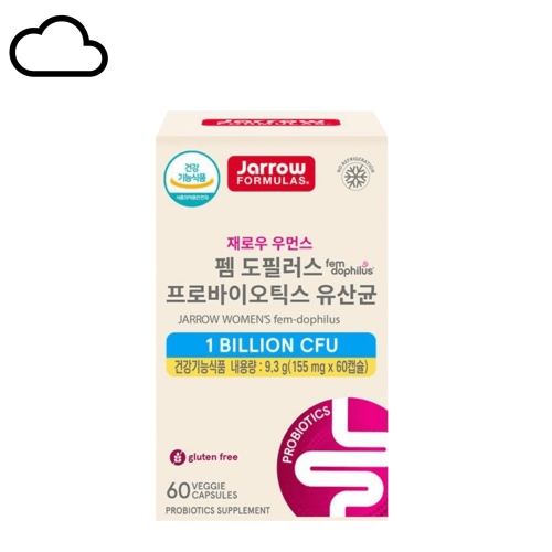 자로우포뮬러스 재로우 우먼스 펨 도필러스 프로바이오틱스 유산균 10억 60캡슐 (1개)