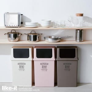 요시가와 3se1와이드형 카페스타일 더스트 까페휴지통_이미지