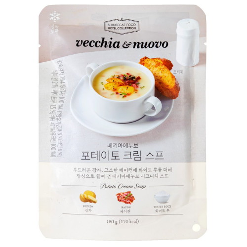 신세계푸드 베키아에누보 포테이토 크림스프 180g (4개)_이미지