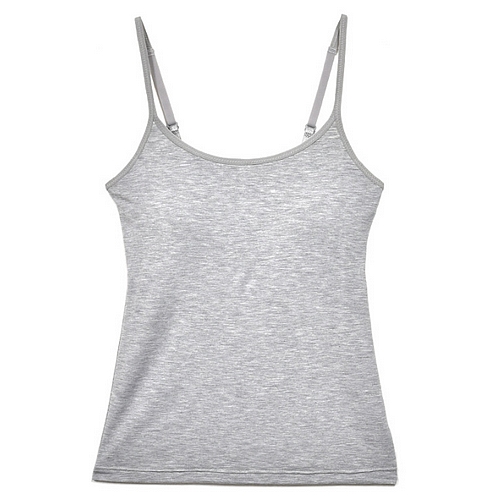 피엔알 데일리 모달 일체형 캡 끈런닝 (1매)_이미지