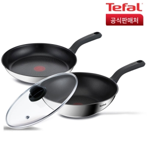 에센스쿡 IH 프라이팬 3종 (팬28+웍28+유리뚜껑)