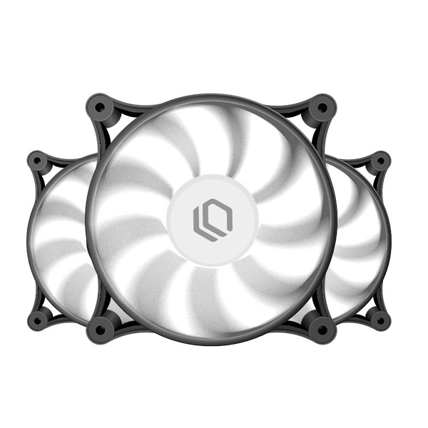 LEADCOOL 120 LED WHITE (3팩, 블랙)