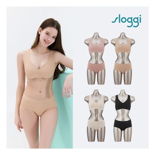 슬로기 ZEROFEEL 와이드핏 브라팬티 세트 (4세트)_이미지