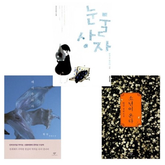 채식주의자, 소년이 온다, 눈물 상자 세트 - 한강 (전3권)