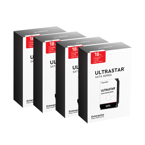 Western Digital Ultrastar DC HC550 박스 패키지 7200/512M WUH721818ALE6L4 (5x18TB)