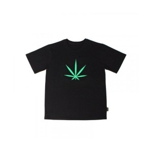 M17102 M. T-shirt. Big Weed Black