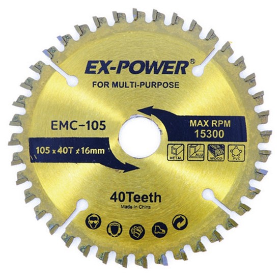 이엑스파워 4인치 다용도용 원형톱날 EMC-105이미지입니다. 누르면 해당 게시물로 새창이동합니다.