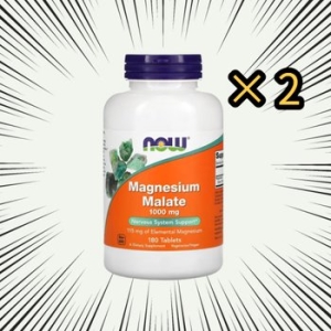 나우푸드 마그네슘 말레이트 1000mg 180캡슐 (2개)_이미지