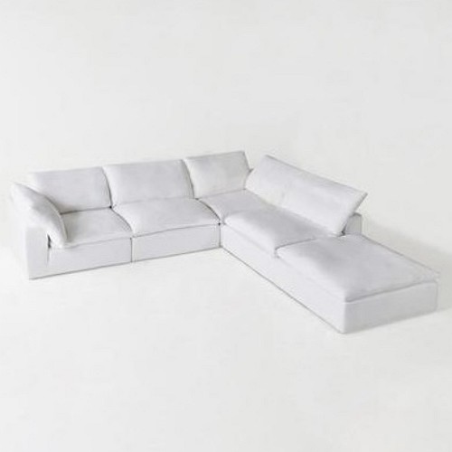캄포럭스 오픈코너형 패브릭 소파 4인용