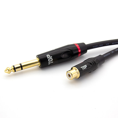 탑라인에이치디 HDTOP RCA to 5.5mm 스테레오 케이블 (50m, HT-TP545)_이미지