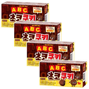 롯데제과 ABC 초코 쿠키 50g (4개)_이미지