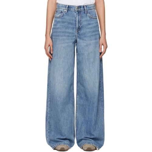 블루 소피 울트라 와이드 데님 진 WDD24F29521FBE T