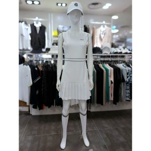 엘르골프 밑단 타공 주름 슬리브리스 우븐 원피스 6K44801이미지입니다. 누르면 해당 게시물로 새창이동합니다.