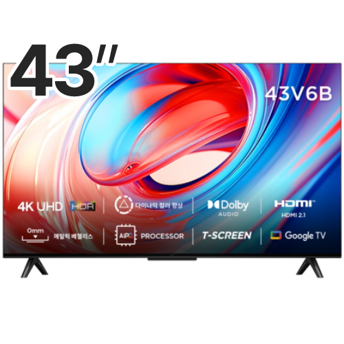 TCL 43V6B (스탠드)_이미지