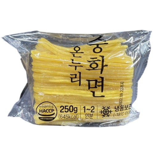 온누리식품 온누리 중화면 250g이미지입니다. 누르면 해당 게시물로 새창이동합니다.