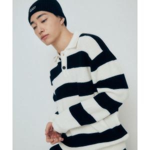 게스 에센셜 로고 카라 스웨터_SK NN4S1513 223115_이미지