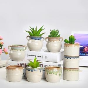 진바스 항아리 3종 다육 화분세트