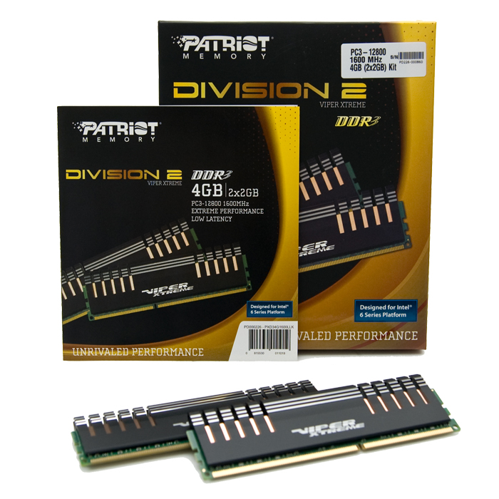 DDR3-1866 CL9 VIPER Xtreme Division 2 패키지