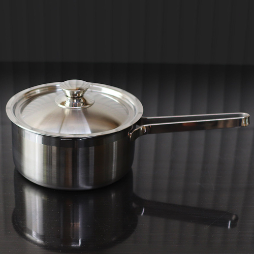 키친아트 통3중 스텐 인덕션 편수냄비 [18cm]