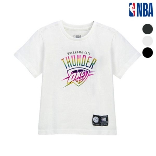 NBA NBA-KIDS KIDS 오클라호마 시티 썬더 실리콘프린트 반팔 티셔츠 K192TS312P
