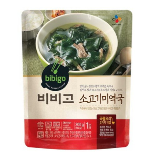 CJ제일제당 비비고 소고기미역국 300g (8개)_이미지