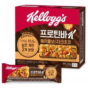 프로틴바K 헤이즐넛다크초코 120G