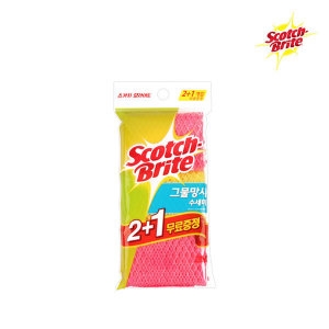 3M MN-900 2+1 그물 망사 수세미 3p